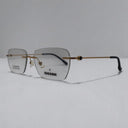 Jossen 2342 Men Eyeglasses – Rimless Titanium Frame